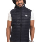 MENS REVERSIBLE BLUE AND WHITE SALEEVLESS PUFFER JACKET P3717