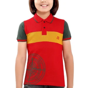 Pure Cotton Multi Colored Yarn Dyed Polo Boys Tshirt P2824