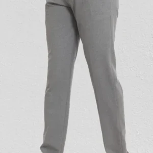 Mens PV Lycra Grey Textured Formal Trouser P3672